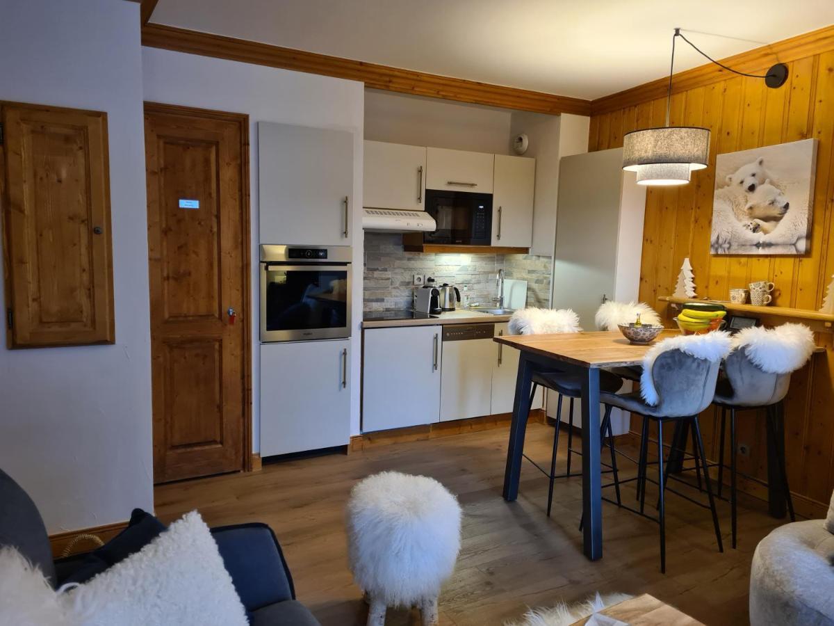 Arc 1950 Appartement De Standing Refuge Du Montagnard, Vue Incroyable Sur Le Montblanc, Skis Aux Pieds Acces Spa Et Piscine Les Arcs  Екстер'єр фото