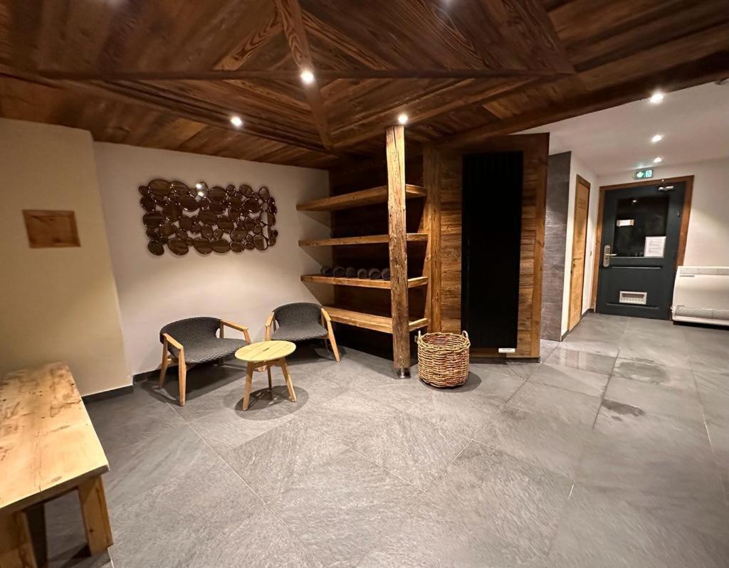 Arc 1950 Appartement De Standing Refuge Du Montagnard, Vue Incroyable Sur Le Montblanc, Skis Aux Pieds Acces Spa Et Piscine Les Arcs  Екстер'єр фото